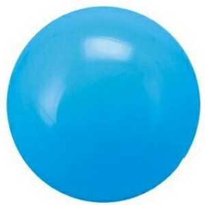 16" Inflatable Solid Light Blue Beach Ball 1 16" Inflatable Solid Light Blue Beach Ball 1