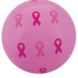 16" Inflatable Alternating Pink Ribbons Beach Ball 1 16" Inflatable Alternating Pink Ribbons Beach Ball 1