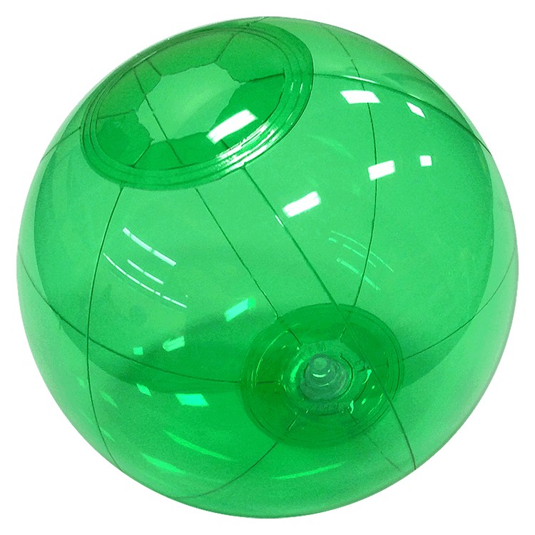 6" Inflatable Translucent Green Beach Ball 1 6" Inflatable Translucent Green Beach Ball 1
