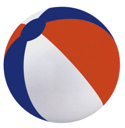 9" Inflatable Beach Ball (Red/White/Blue) 1 9" Inflatable Beach Ball (Red/White/Blue) 1