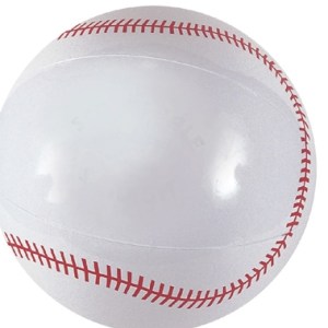 36" Inflatable Baseball Beach Ball 1 36" Inflatable Baseball Beach Ball 1