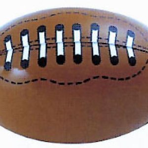 6" Inflatable Football Beach Ball 1 6" Inflatable Football Beach Ball 1