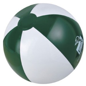 6" Inflatable Alternating Forest Green/White Beach Ball 1 6" Inflatable Alternating Forest Green/White Beach Ball 1