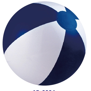 16" Inflatable Navy Blue and White Beach Ball 1 16" Inflatable Navy Blue and White Beach Ball 1