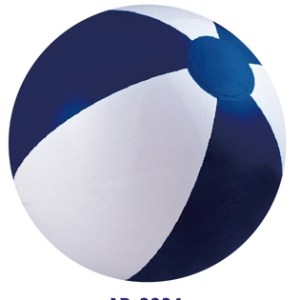 16" Inflatable Navy Blue and White Beach Ball 1 16" Inflatable Navy Blue and White Beach Ball 1