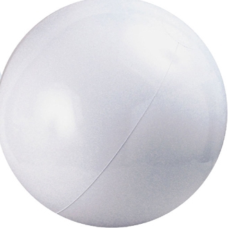 24" Inflatable Solid White Beach Ball 1 24" Inflatable Solid White Beach Ball 1