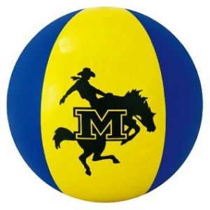Inflatable Yellow and Blue Beach Ball (16") 1 Inflatable Yellow and Blue Beach Ball (16") 1