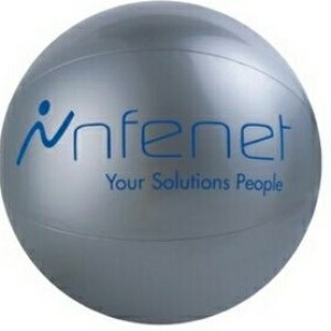 16" Inflatable Solid Silver Beach Ball 1 16" Inflatable Solid Silver Beach Ball 1