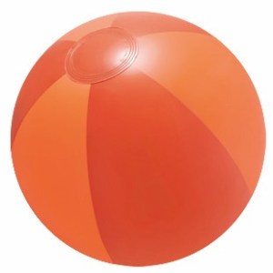 16" Inflatable Tone on Tone Orange Beach Ball 1 16" Inflatable Tone on Tone Orange Beach Ball 1