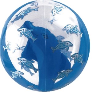 17" Inflatable Dolphin Insert Beach Ball 1 17" Inflatable Dolphin Insert Beach Ball 1
