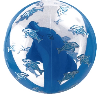 17" Inflatable Dolphin Insert Beach Ball 1 17" Inflatable Dolphin Insert Beach Ball 1