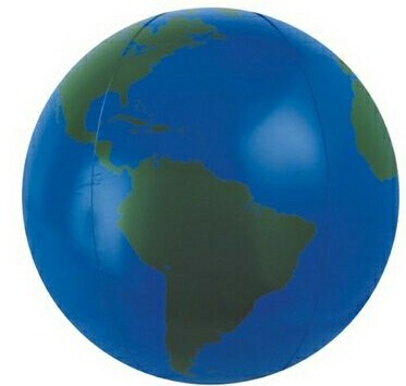 20" Inflatable Globe Beach Ball 1 20" Inflatable Globe Beach Ball 1