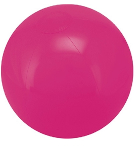 16" Inflatable Solid Hot Pink Beach Ball 1 16" Inflatable Solid Hot Pink Beach Ball 1