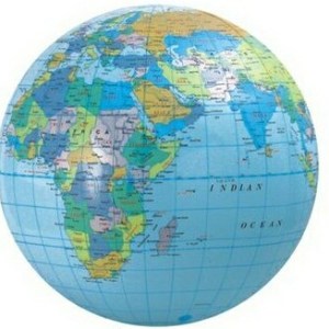 16" Inflatable Globe Beach Ball 1 16" Inflatable Globe Beach Ball 1