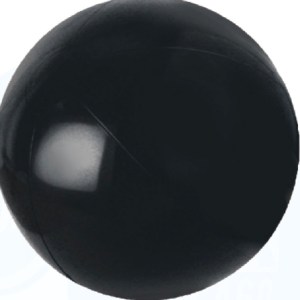 36" Inflatable Solid Black Beach Ball 1 36" Inflatable Solid Black Beach Ball 1