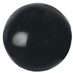 24" Inflatable Solid Black Beach Ball 1 24" Inflatable Solid Black Beach Ball 1