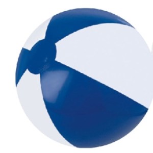 12" Alternating Blue and White Inflatable Beach Ball 1 12" Alternating Blue and White Inflatable Beach Ball 1