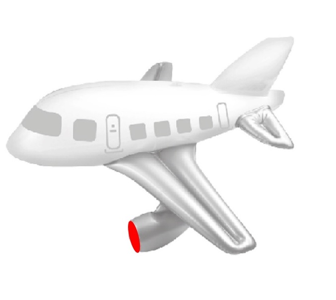 Inflatable Soaring Airplane Toy 1 Inflatable Soaring Airplane Toy 1