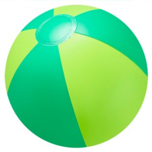 16" Inflatable Tone on Tone Green Beach Ball 1 16" Inflatable Tone on Tone Green Beach Ball 1