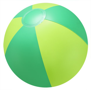 16" Inflatable Tone on Tone Green Beach Ball 1 16" Inflatable Tone on Tone Green Beach Ball 1