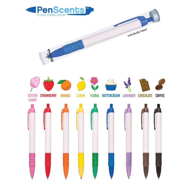PenScents® Scented Pens - Series 2 - Single Color Imprint (Individually Tubed) 2 PenScents® Scented Pens - Series 2 - Single Color Imprint (Individually Tubed) 2