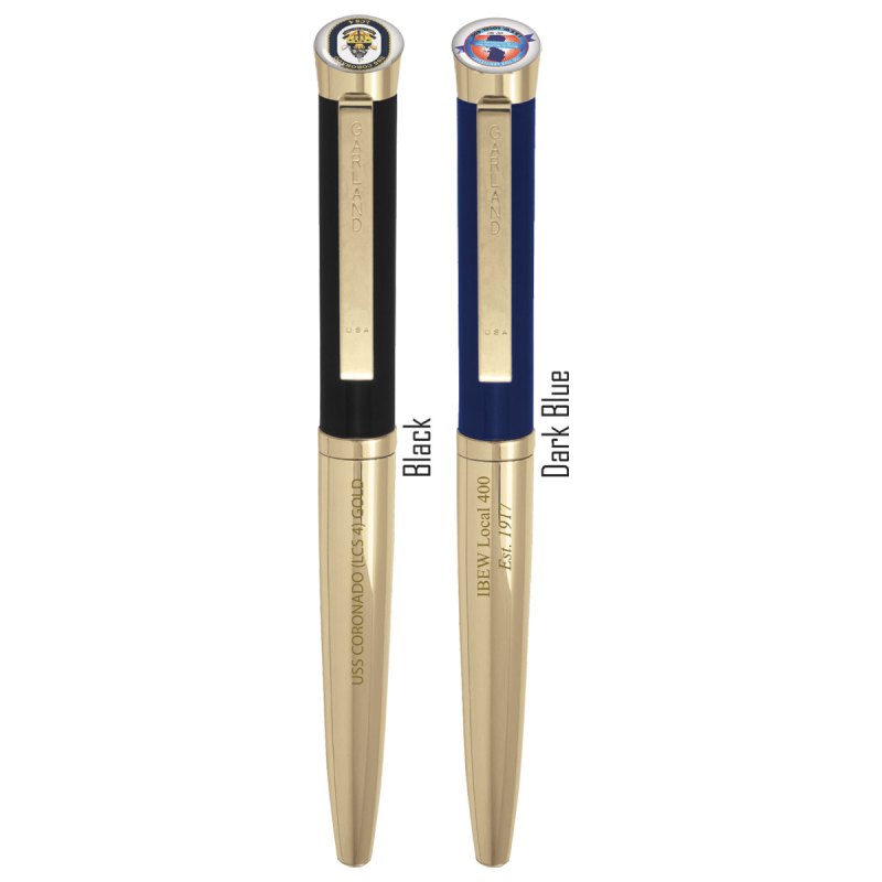 Executive Monogram Pen - Garland® USA Made Executive Rollerball Pen Executive Monogram Pen - Garland® USA Made Executive Rollerball Pen