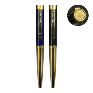 Emblem Collection - USA Executive Rollerball Pen with Custom Top 1 Emblem Collection - USA Executive Rollerball Pen with Custom Top 1
