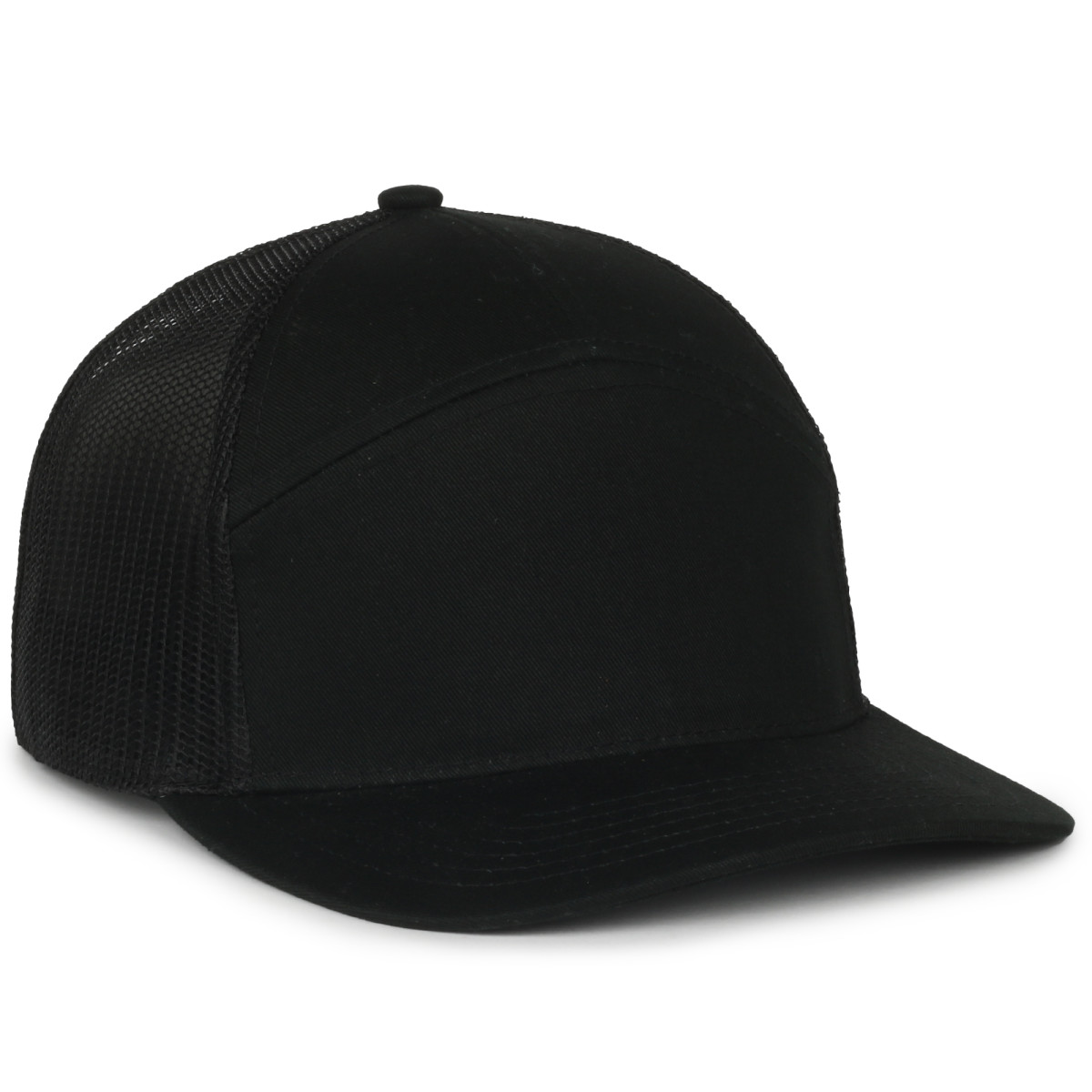 Seven Panel Cap w/Mesh Back 1