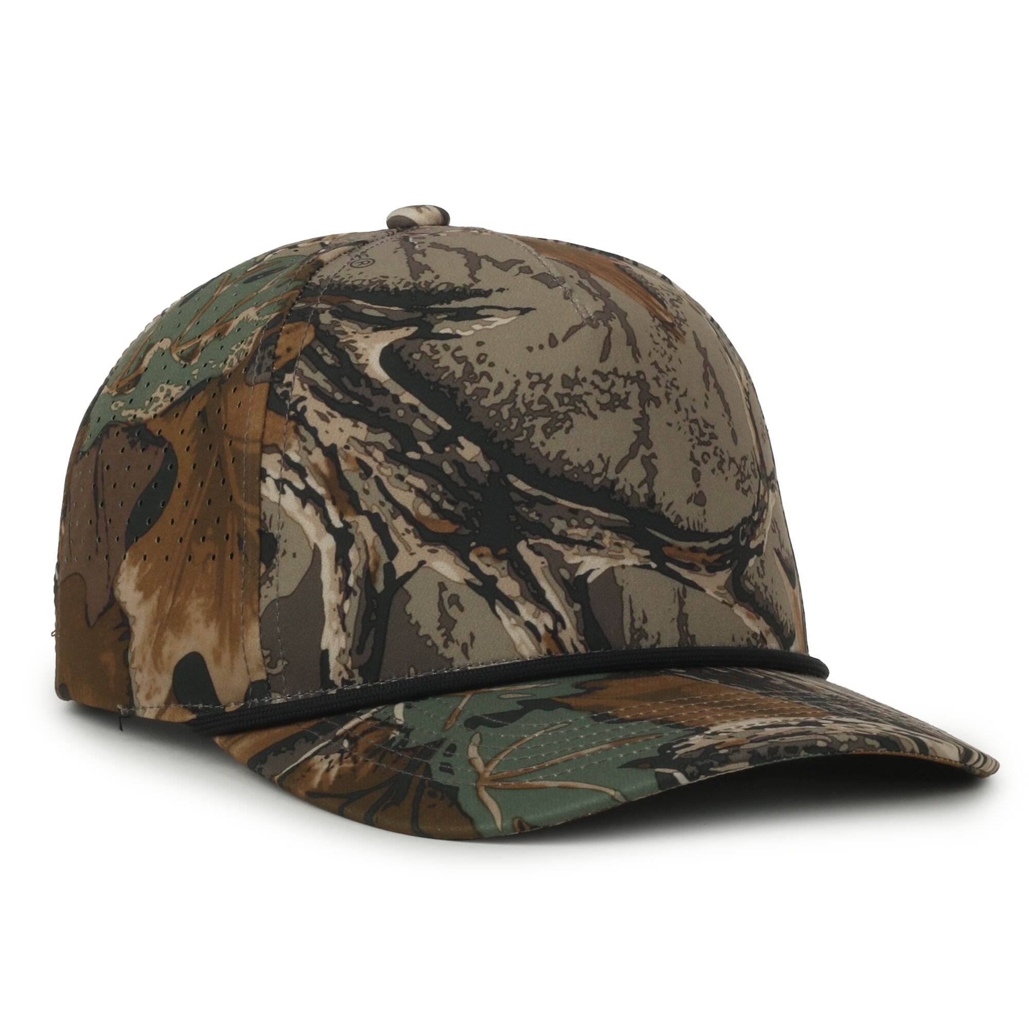 Perforated Camouflage 5-Panel Cap 1