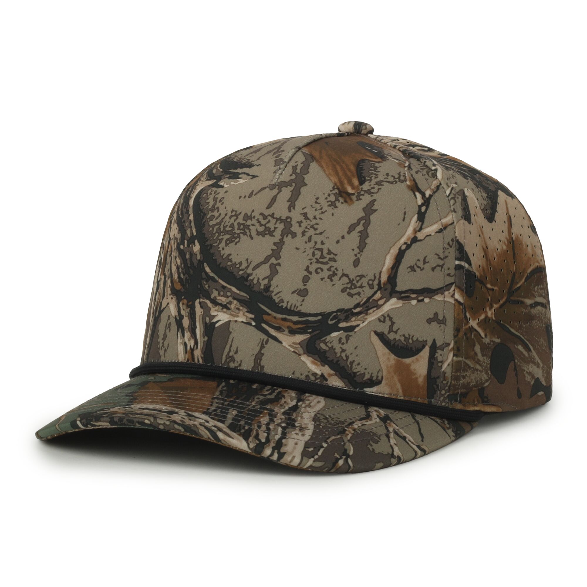 Perforated Camouflage 5-Panel Cap 1