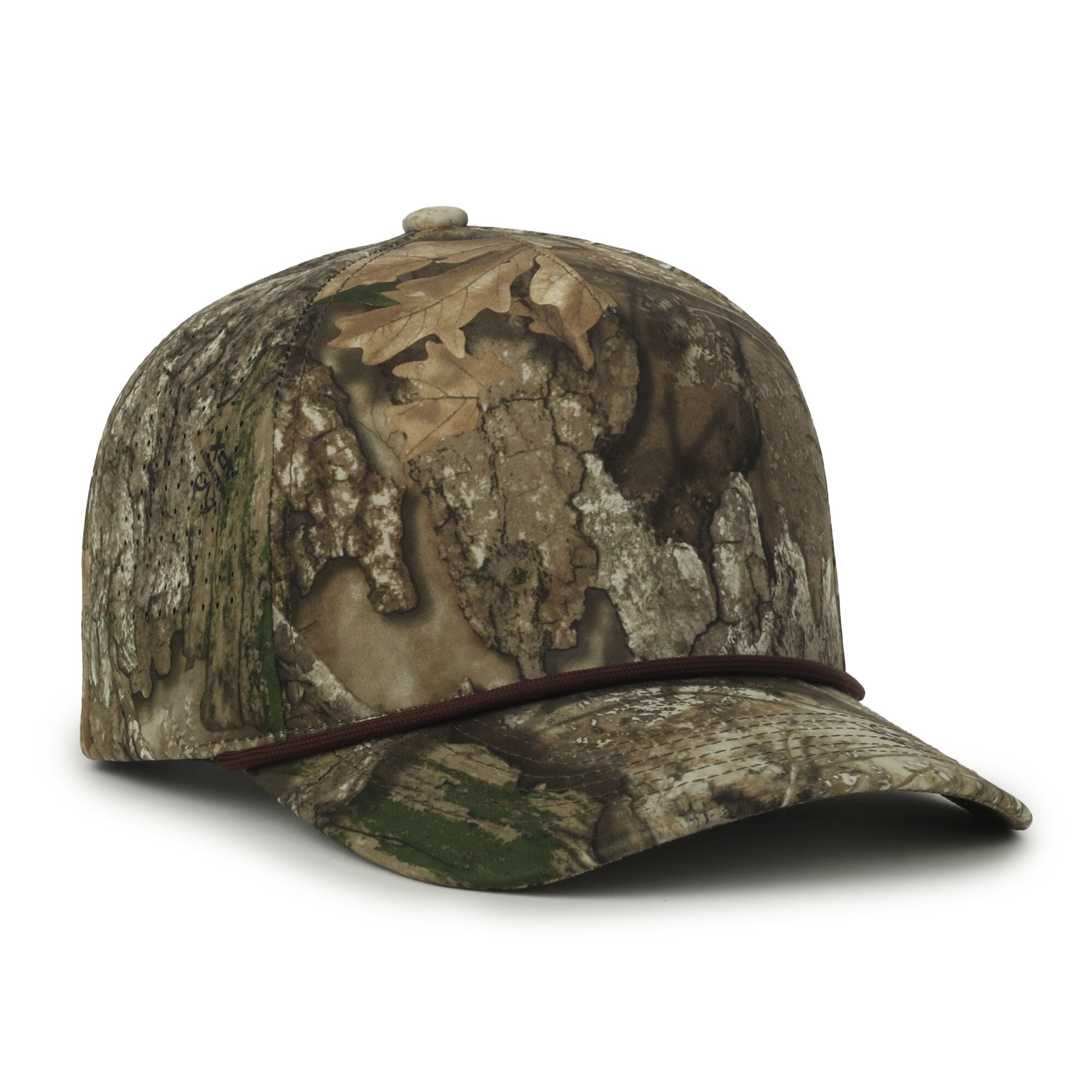 Perforated Camouflage 5-Panel Cap 1