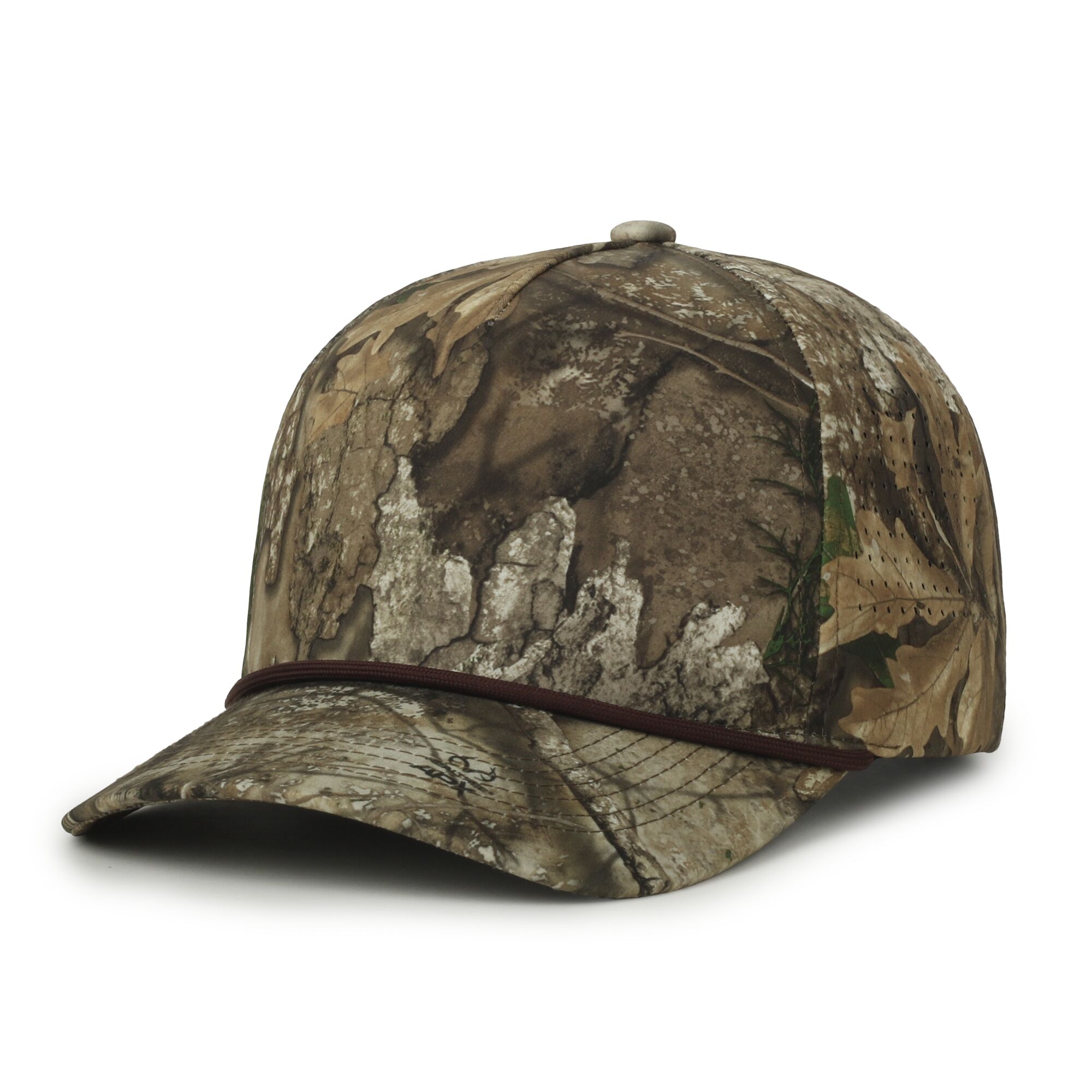 Perforated Camouflage 5-Panel Cap 1