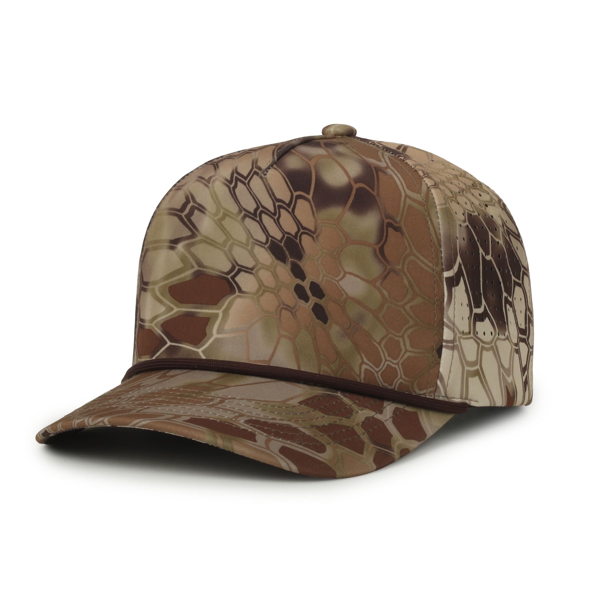 Perforated Camouflage 5-Panel Cap 1