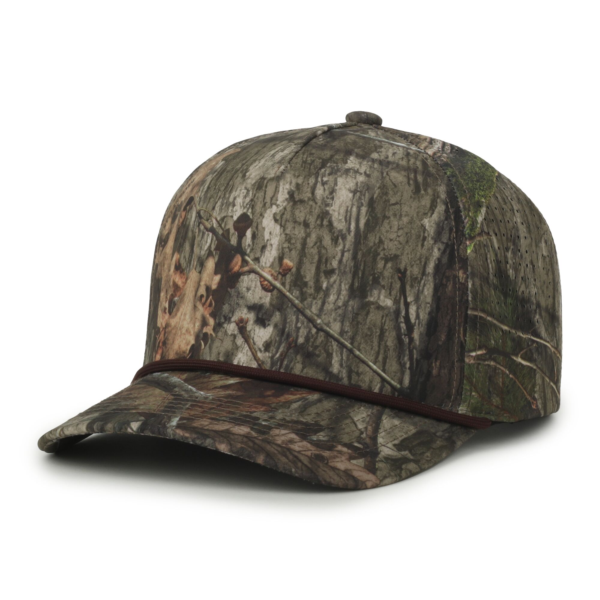 Perforated Camouflage 5-Panel Cap 1