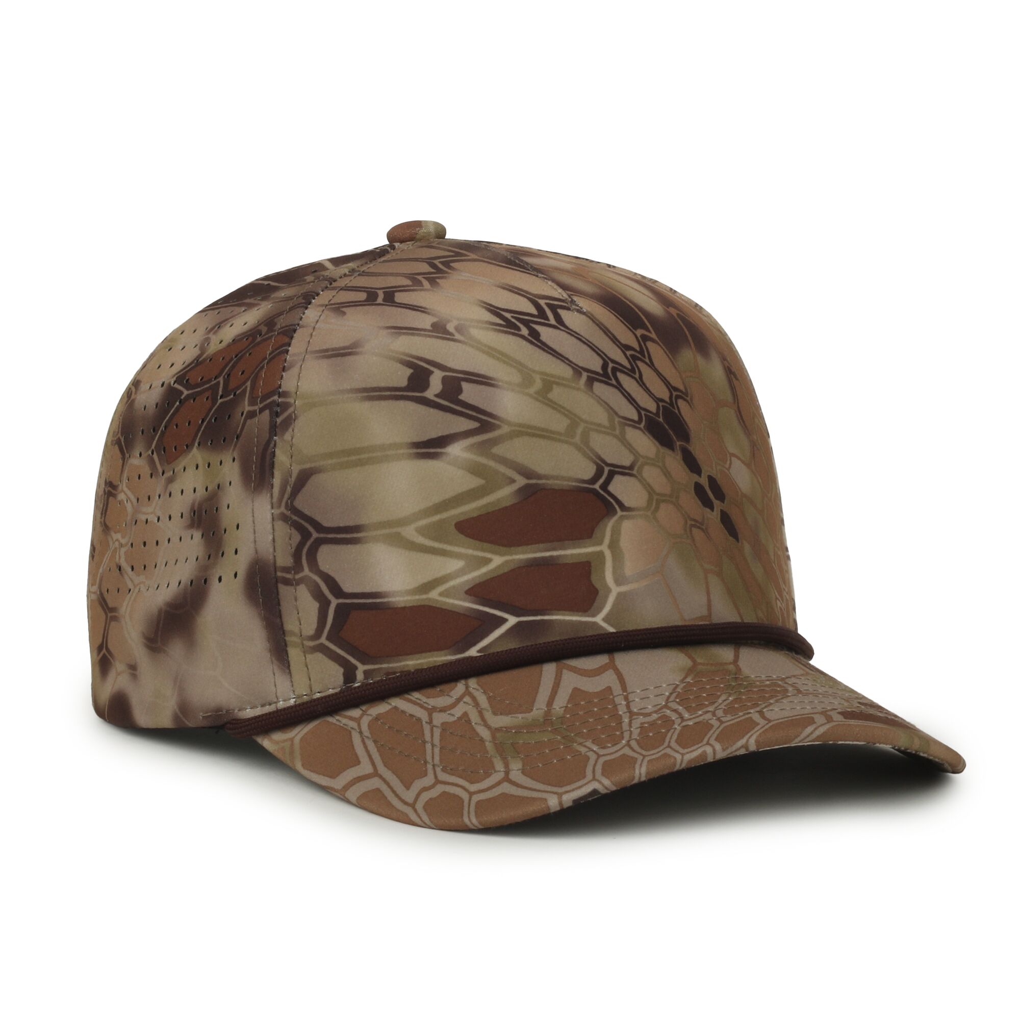 Perforated Camouflage 5-Panel Cap 1