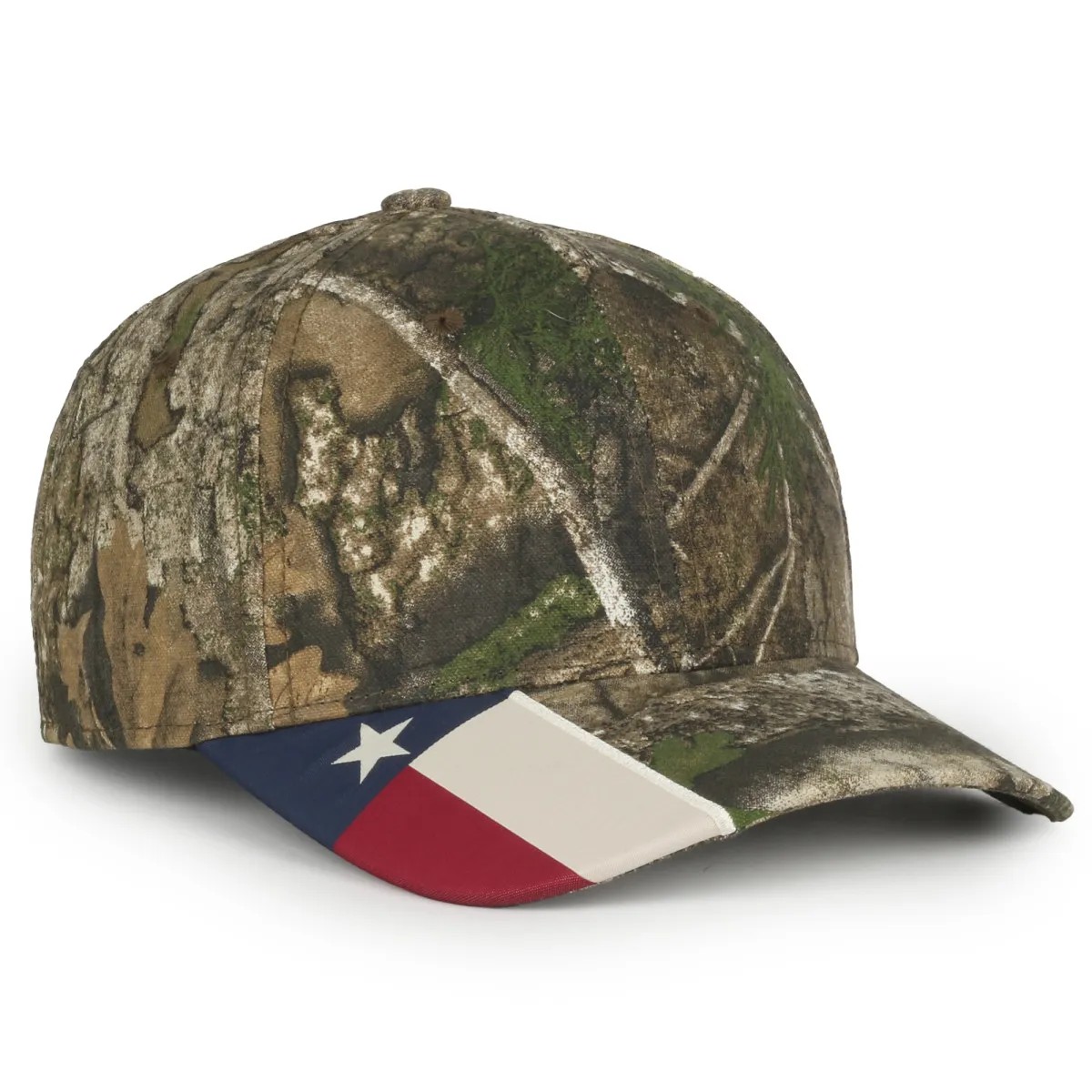 Structured Cap w/Camo Flag Visor Insert 2