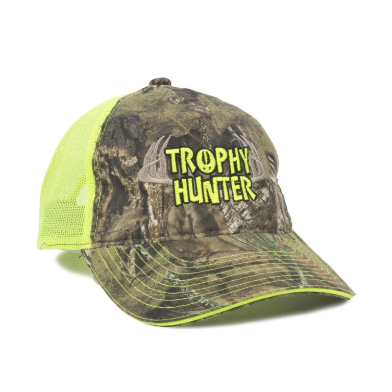 Washed Camo Cap w/Contrasting Mesh Back 1 Washed Camo Cap w/Contrasting Mesh Back 1