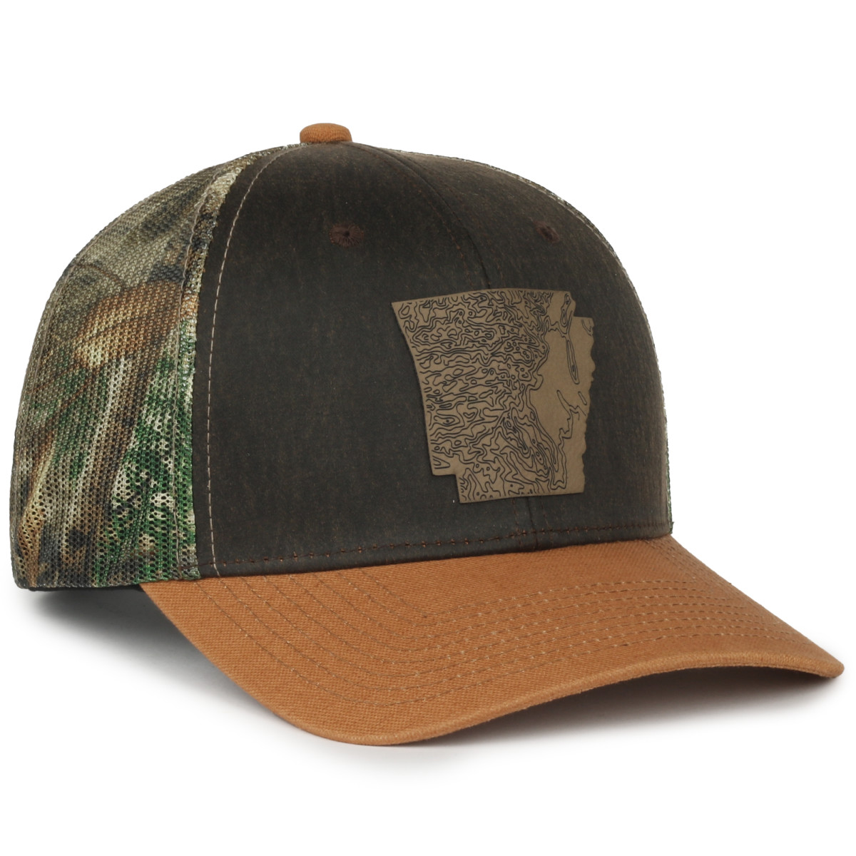 Premium Rugged Camo Trucker Cap w/Mesh Back 1