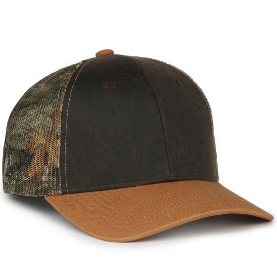 Premium Rugged Camo Trucker Cap w/Mesh Back 1