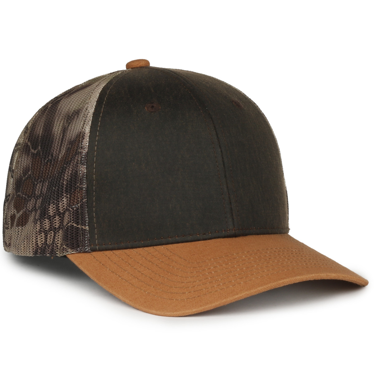 Premium Rugged Camo Trucker Cap w/Mesh Back 1