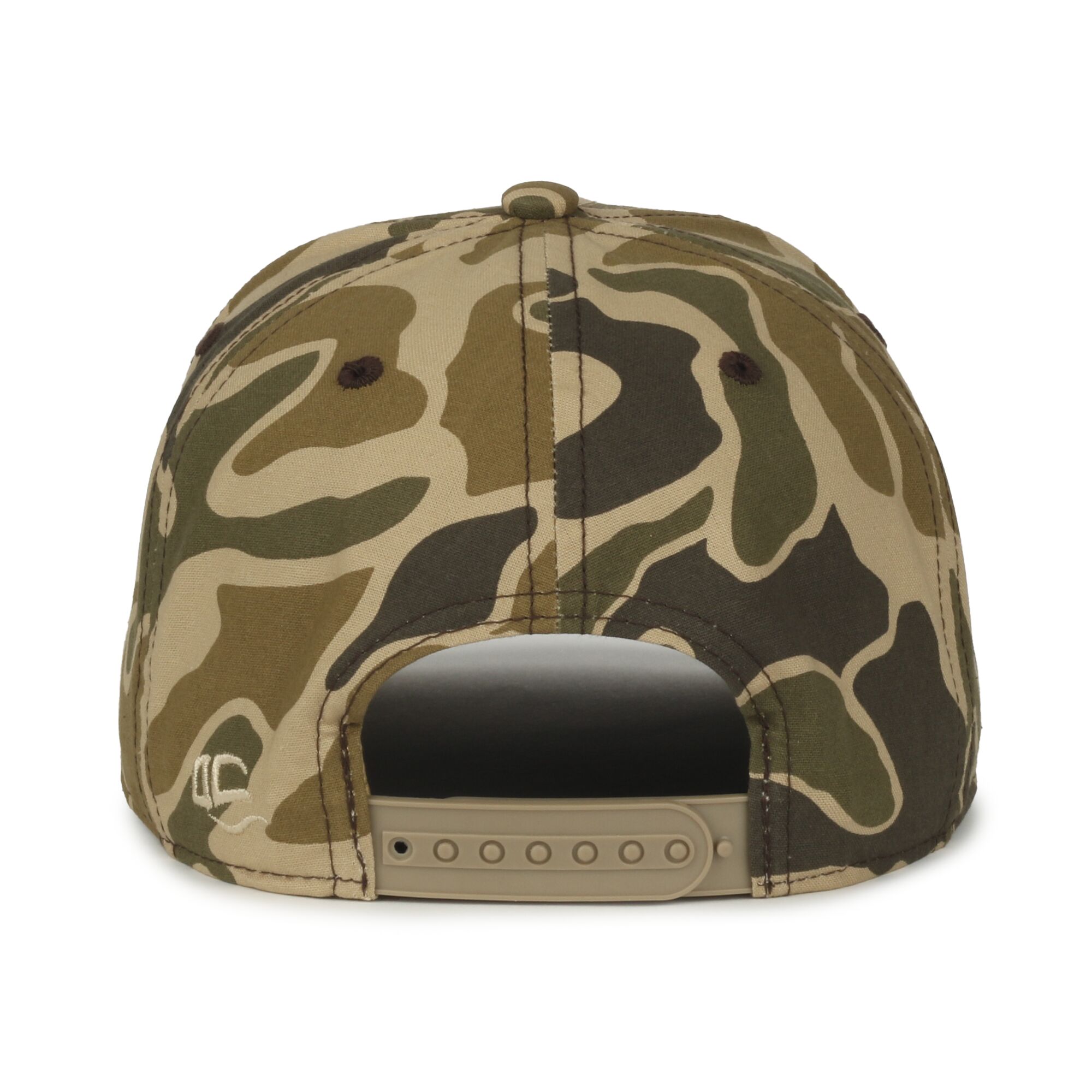 5-Panel Generic Camo Solid Back Cap 1