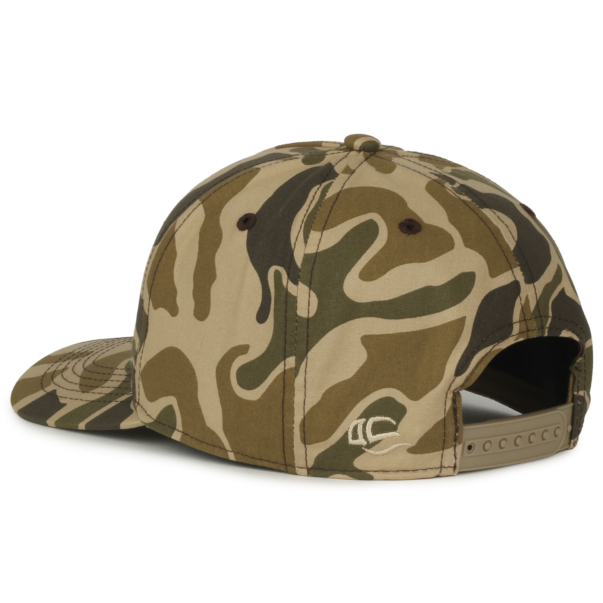 5-Panel Generic Camo Solid Back Cap 1