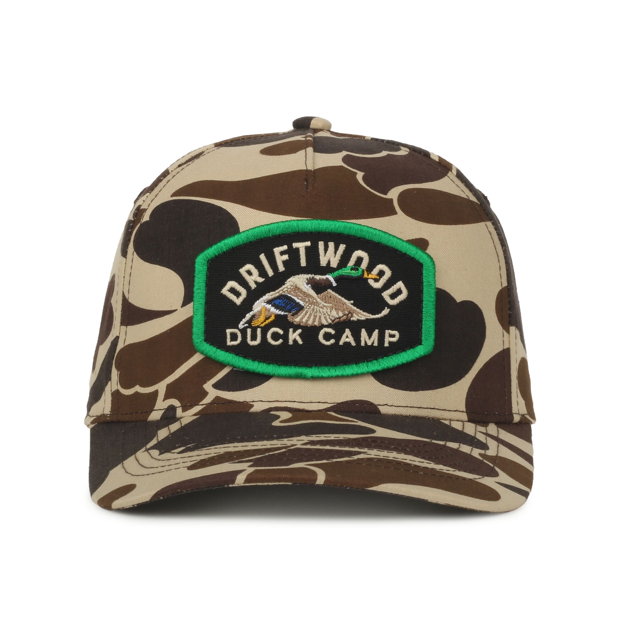 5-Panel Generic Camo Solid Back Cap 1