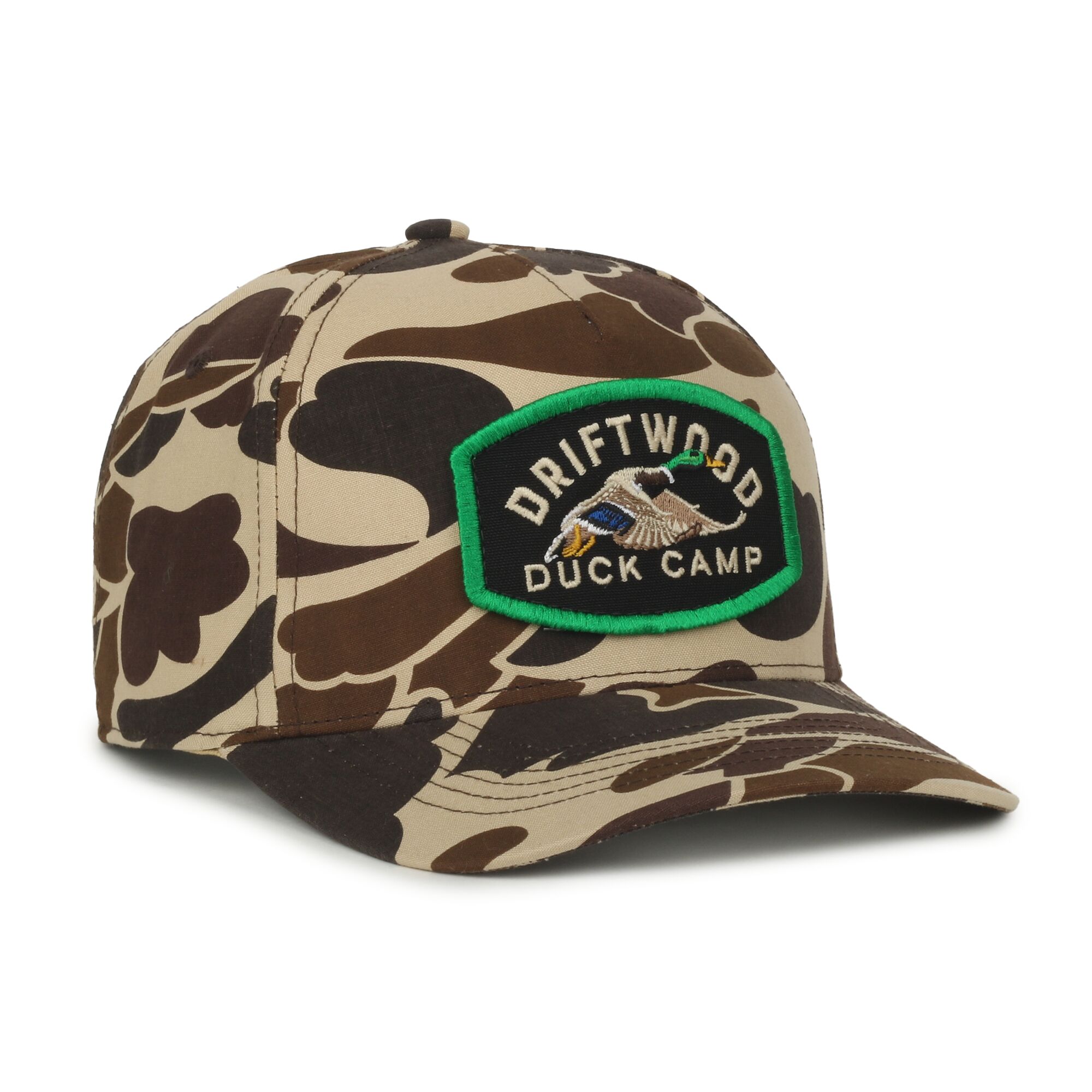 5-Panel Generic Camo Solid Back Cap 1