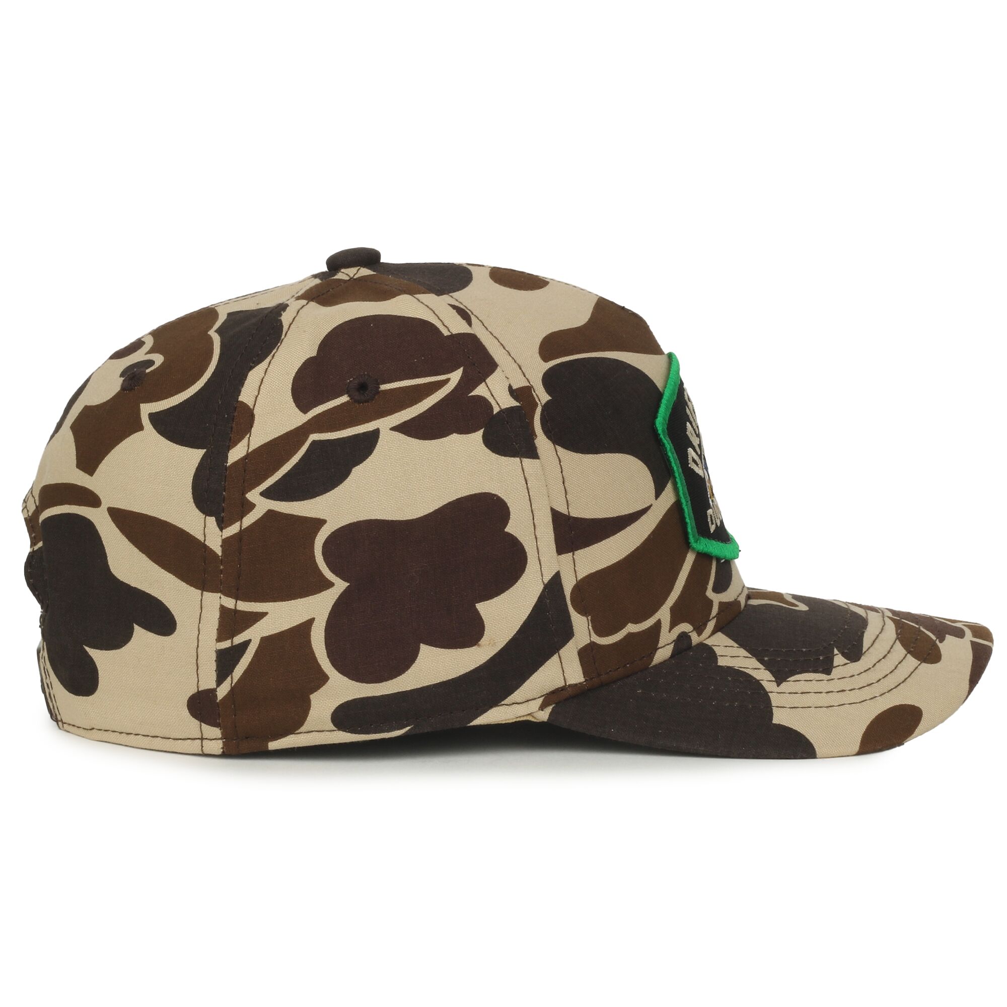 5-Panel Generic Camo Solid Back Cap 1