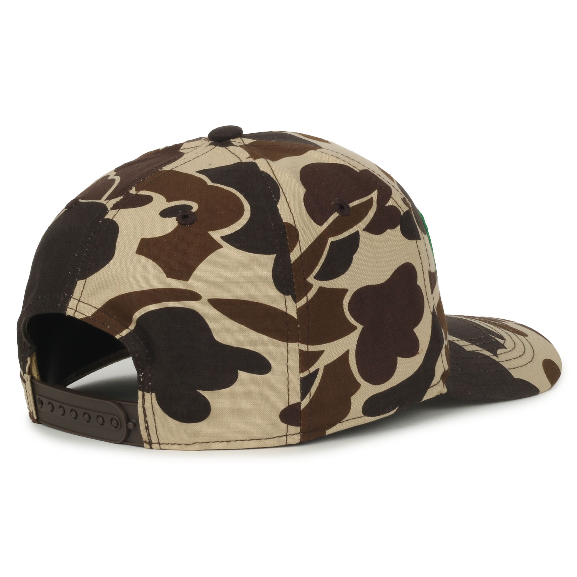 5-Panel Generic Camo Solid Back Cap 1