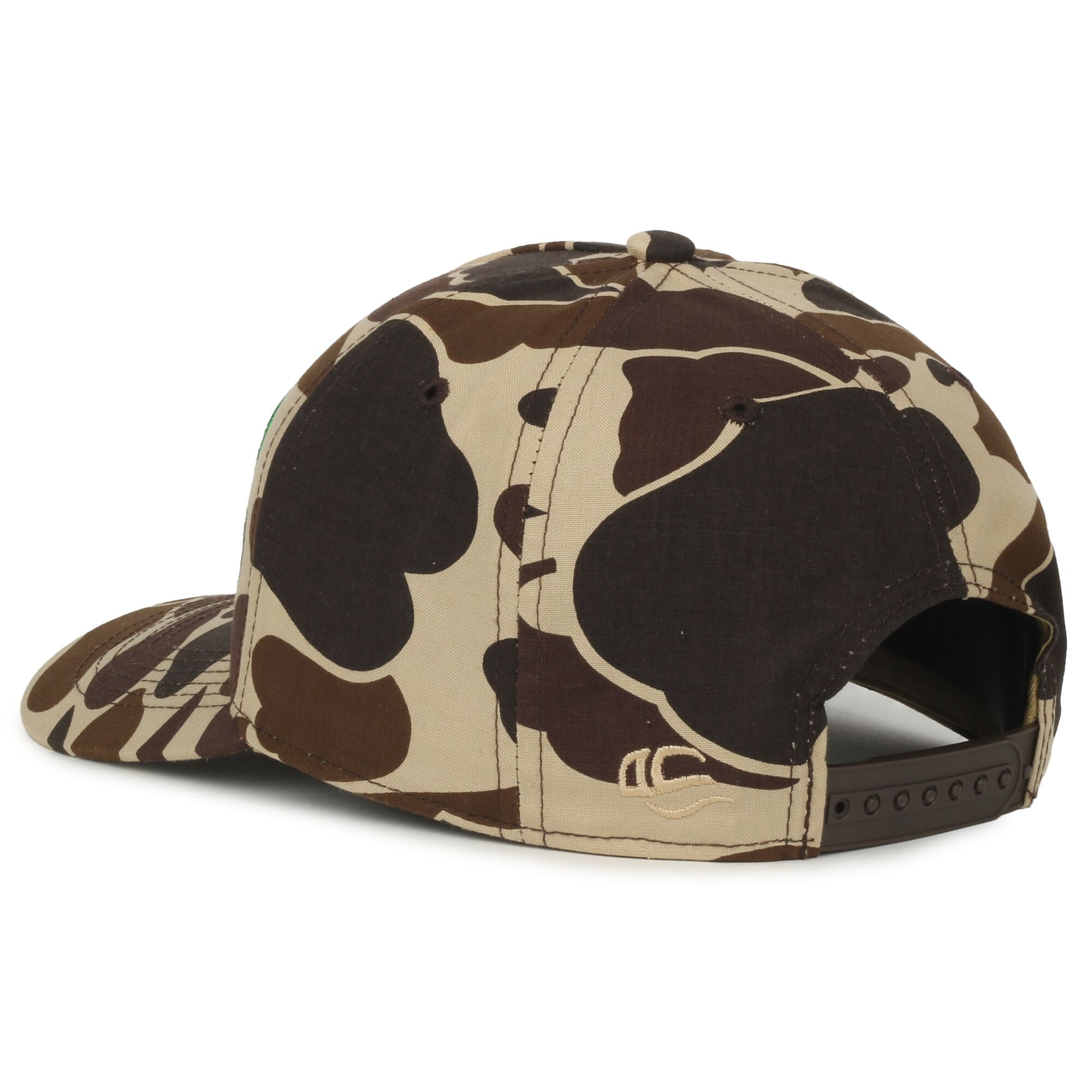 5-Panel Generic Camo Solid Back Cap 1