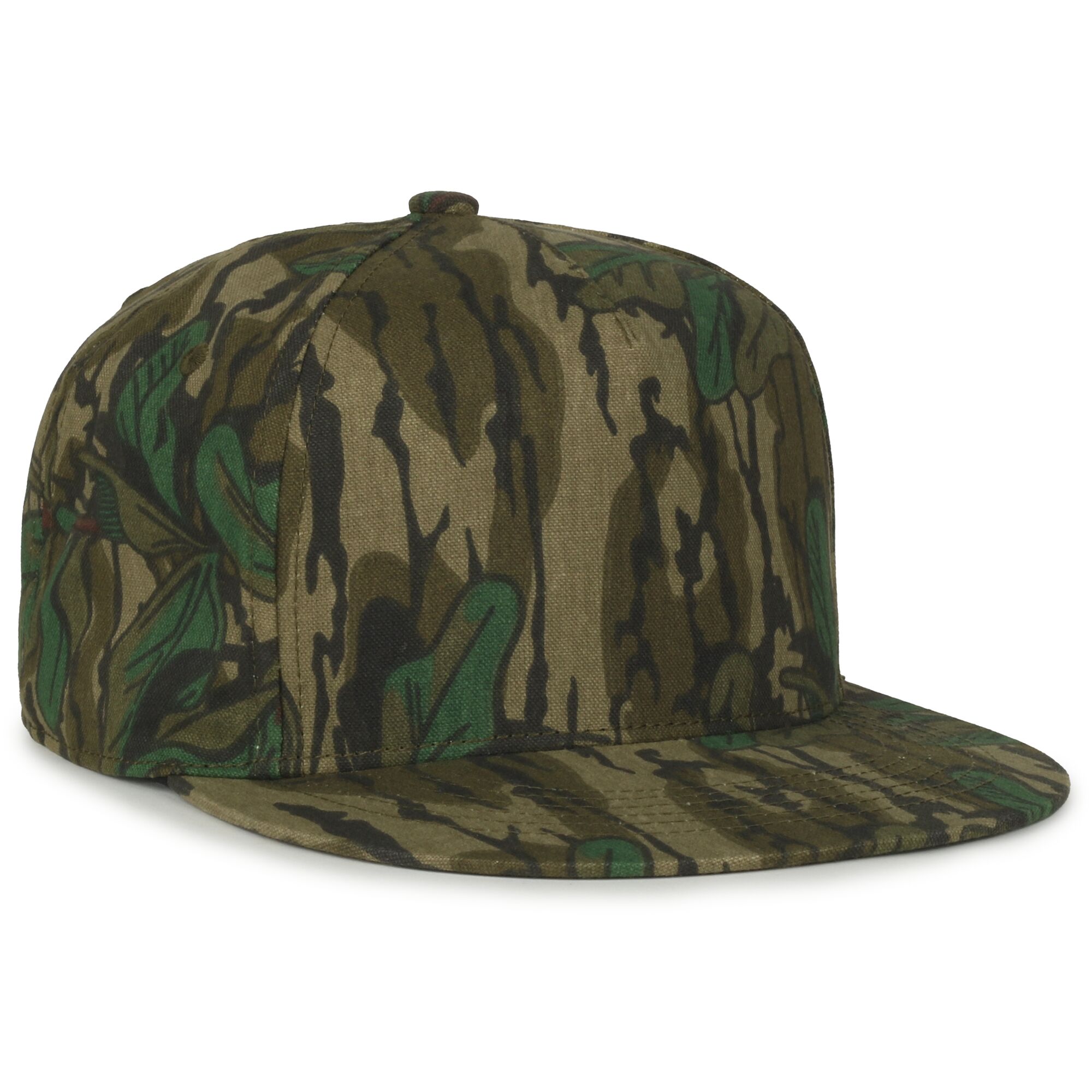 5-Panel High Crown Solid Back Cap 1