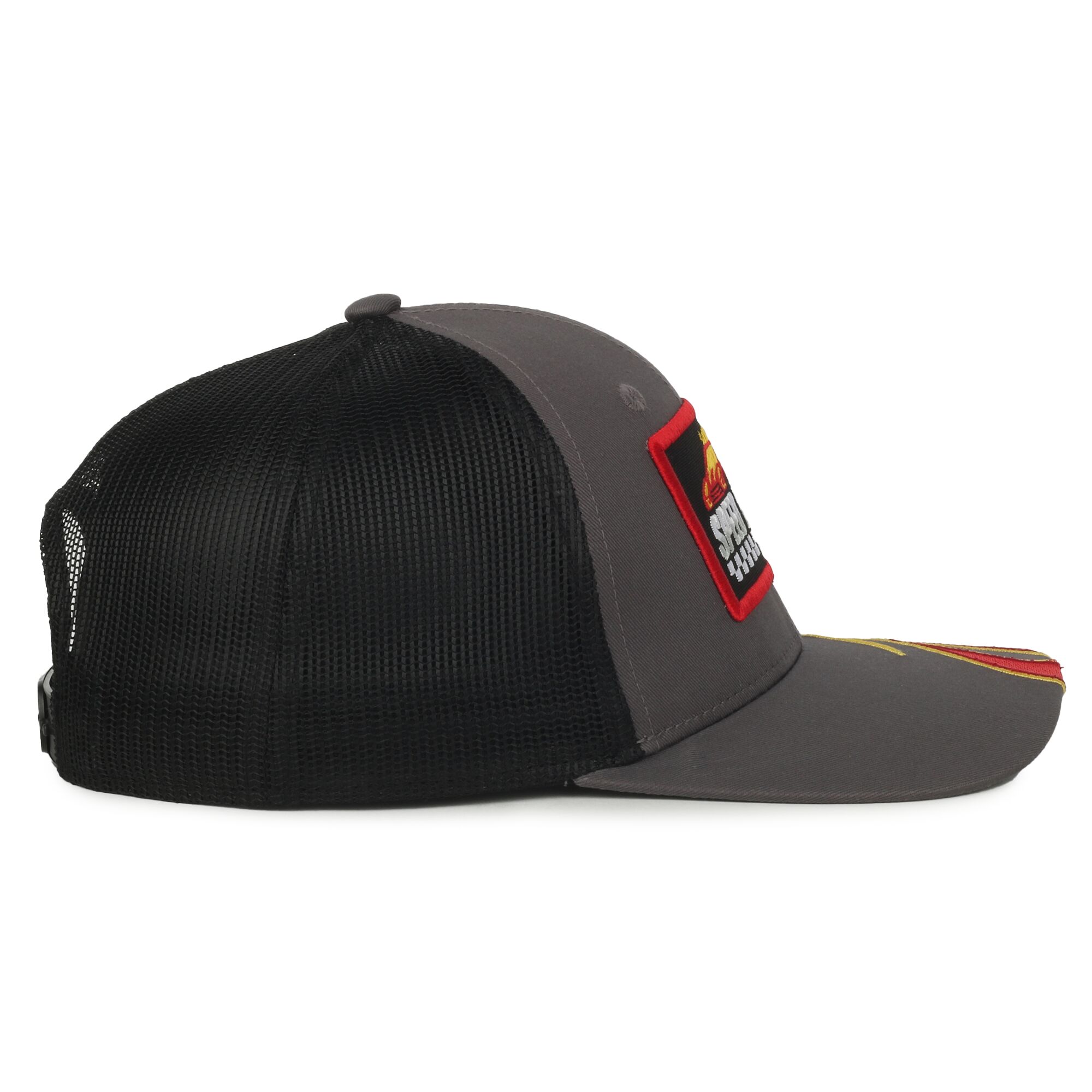Flame Embroidery Mesh Back Cap 1