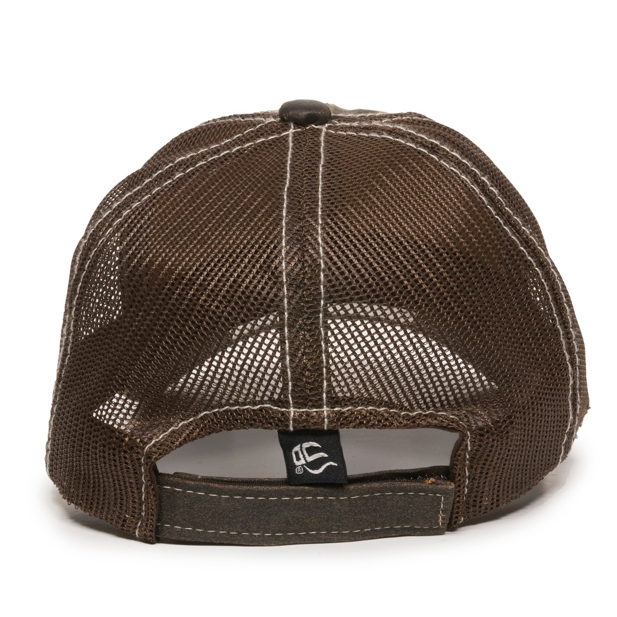 Weathered Cotton Cap w/Mesh Back 2